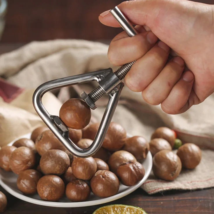 New Manual Macadamia Nut Opener Nut Cracker Machine Walnut Nutcracker
