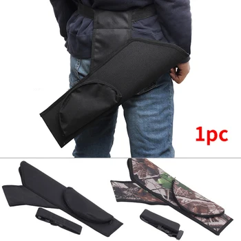

Waist Hanging Back Side Outdoor Archery Bow Bag Large Capacity Accessories Adjustable Strap Carrier Tube Quiver Holder Hip