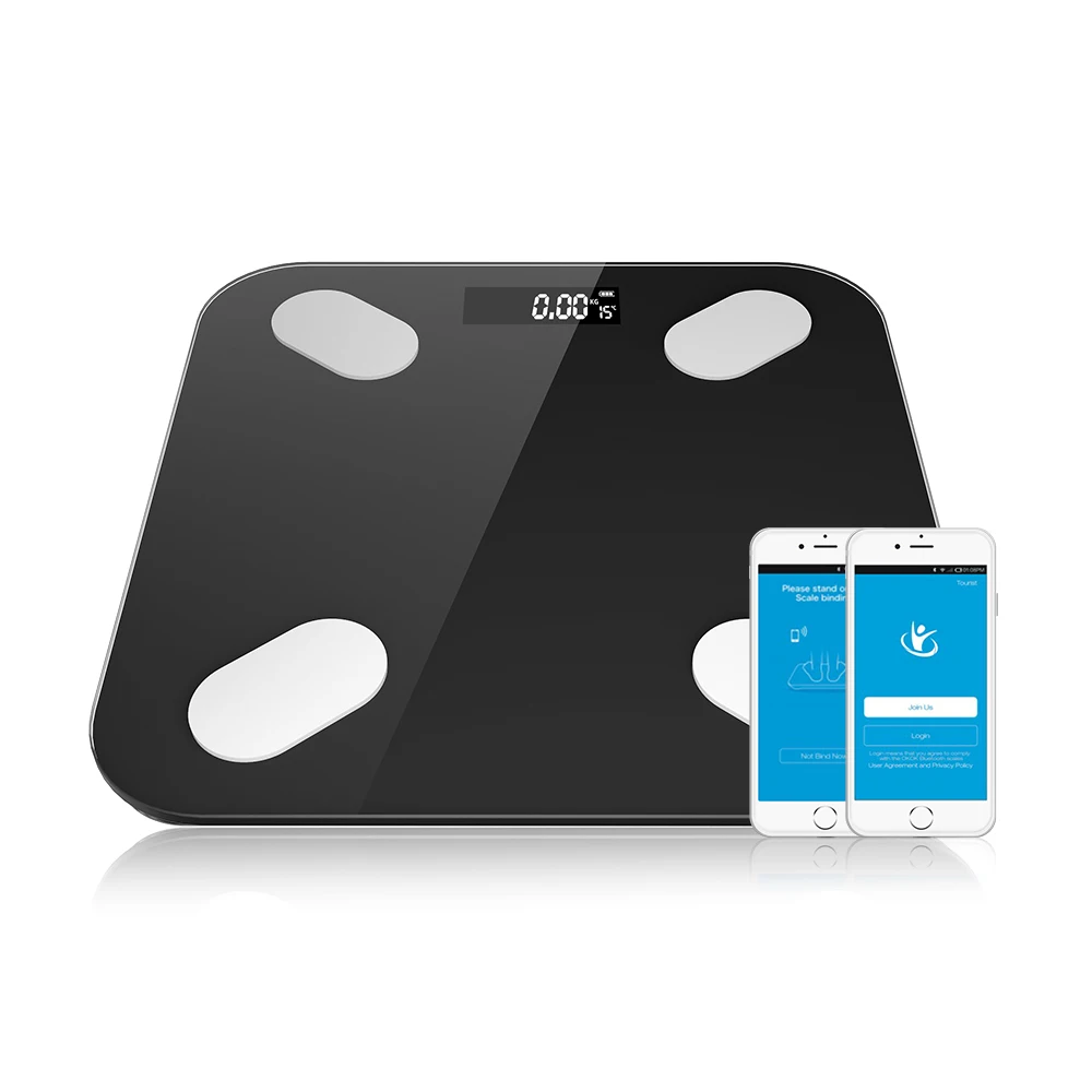 Smart-Scales Body-Composition-Scale Diagnostics Bluetooth with Definition Share Accurate