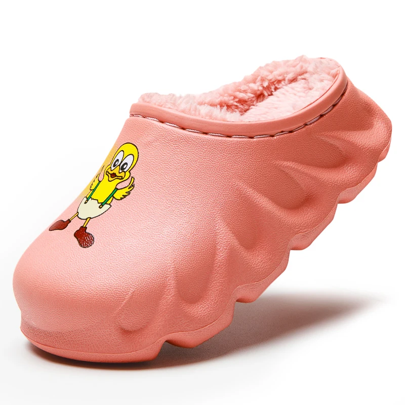 

2020Home slippers for children Cute shoe warm non-slip soft bottom slippers boys and grils baby015