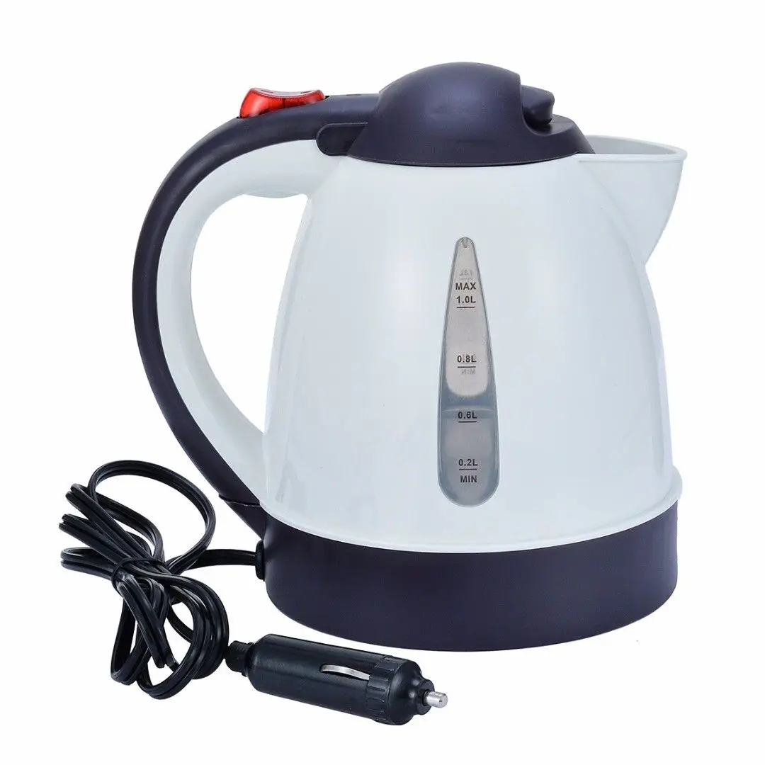 

Car Heating Electric Kettle Car 12V Car Cup Van Kettle Water Heater Bottle with Cigarette Lighter Plug Cable 1.5m 100 1000mL