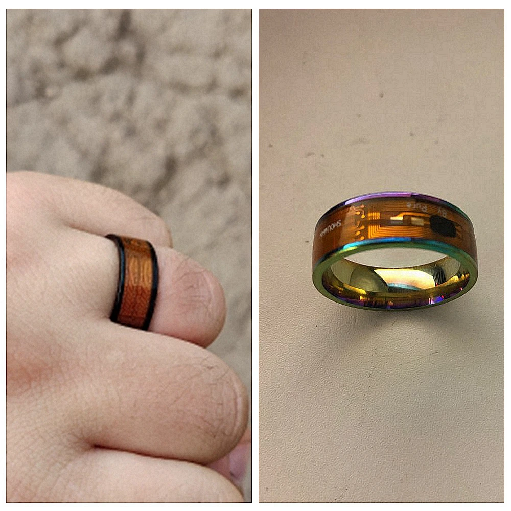 NFC Smart Ring Multifunctional Stainless Steel Waterproof Intelligent Digital Technology Ring High-end Gifts Fashion Jewelry - Image 4