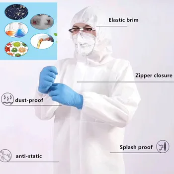 

Dropshiping Disposable Medical Personal Lsolation Clothing Equipment Protective Suits