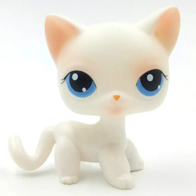 64 Лпс стоячки кошки собаки игрушки Lps кошка старый pet shop игрушка маленькая короткая шерсть котенок Гималайский котенок husky собака Спаниель колли great dane редкая коллекция фигурок - Цвет: 64