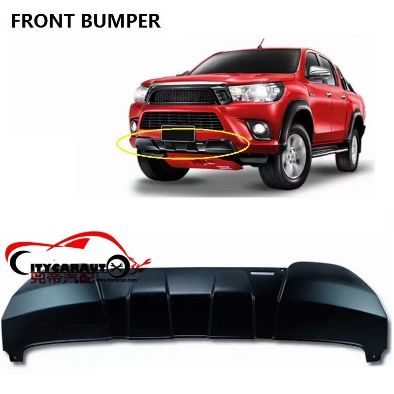 Citycarauto Front Exterior Bumper Cover Car Accessories Fit For Hilux Revo Pickup Car 15 17 With Free Shipment Bumpers Aliexpress