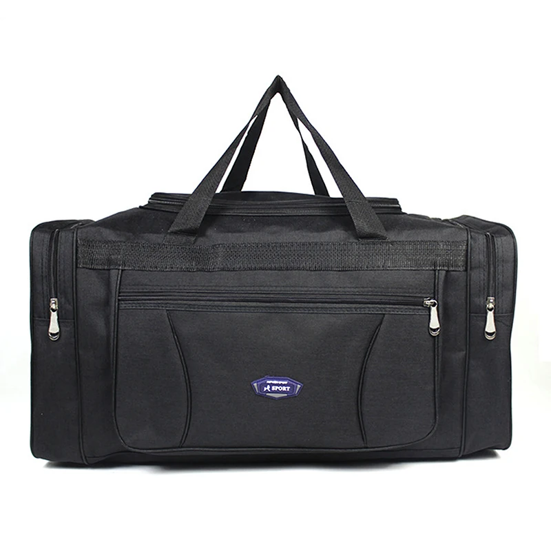 Oxford Waterproof Gym Bag Outdoor Men's Black Large Capacity Duffle Travel Fitness Weekend Overnight Waterproof Sport Bags
