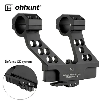 

Weapon Elite Defense Quick Detach System AK Side Rail Scope Mount With Integral 25.4mm 30mm Ring For AK47 AK74 Black