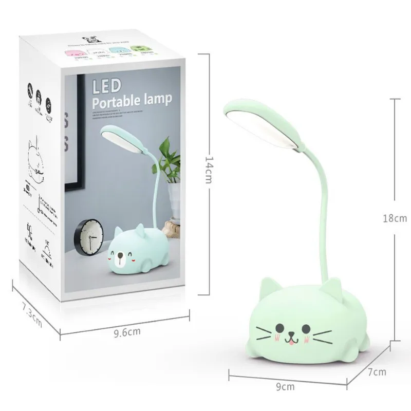 LED Desk Lamp USB Charging Bedside Table Lamp Living Room Badroom Decor Cute Bear Gifts for Children