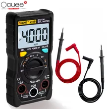 Multimètre numérique, 6000 points, plage automatique, tension AC/DC, Flash, rétro éclairage, grand écran, 113A/D 