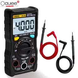 Multimètre numérique, 6000 points, plage automatique, tension AC/DC, Flash, rétro éclairage, grand écran, 113A/D 