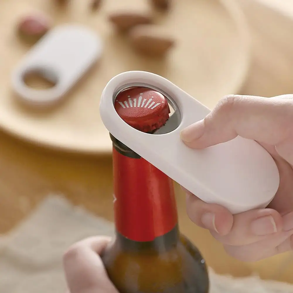 

Practical Magnetic Bottle Opener Can Opener Metal Kitchen Beer Home Wine Tool Refrigerator door stick magnet opener magnetic @30