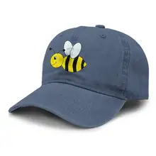 Бейсболка для взрослых в стиле унисекс с Пчелой, ковбойская Кепка, бейсболка