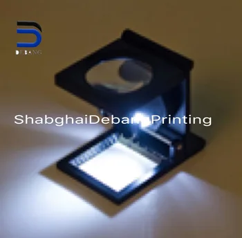 

2PCS High Quality full metal folding 10 times maginfying galss for offset printer machine offset man roland