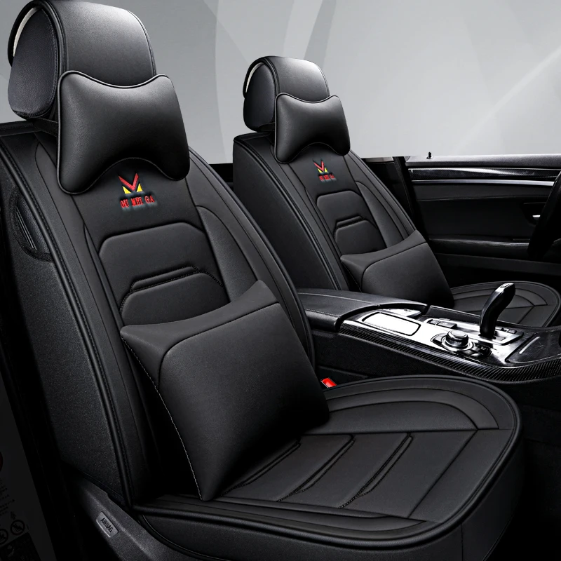 

Full Coverage Eco-leather auto seats covers PU Leather Car Seat Covers for Ford fiesta focus mondeo ecosport kuga edge explorer