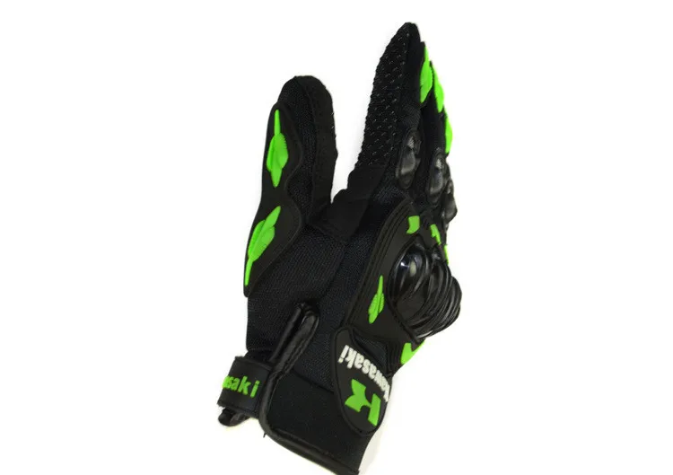Горячая Распродажа, 1 пара, Kawasaki, модные, новые, полный палец, мотоциклетные перчатки, для мотокросса, Luvas Guantes, мотоциклетные защитные шестерни, перчатки