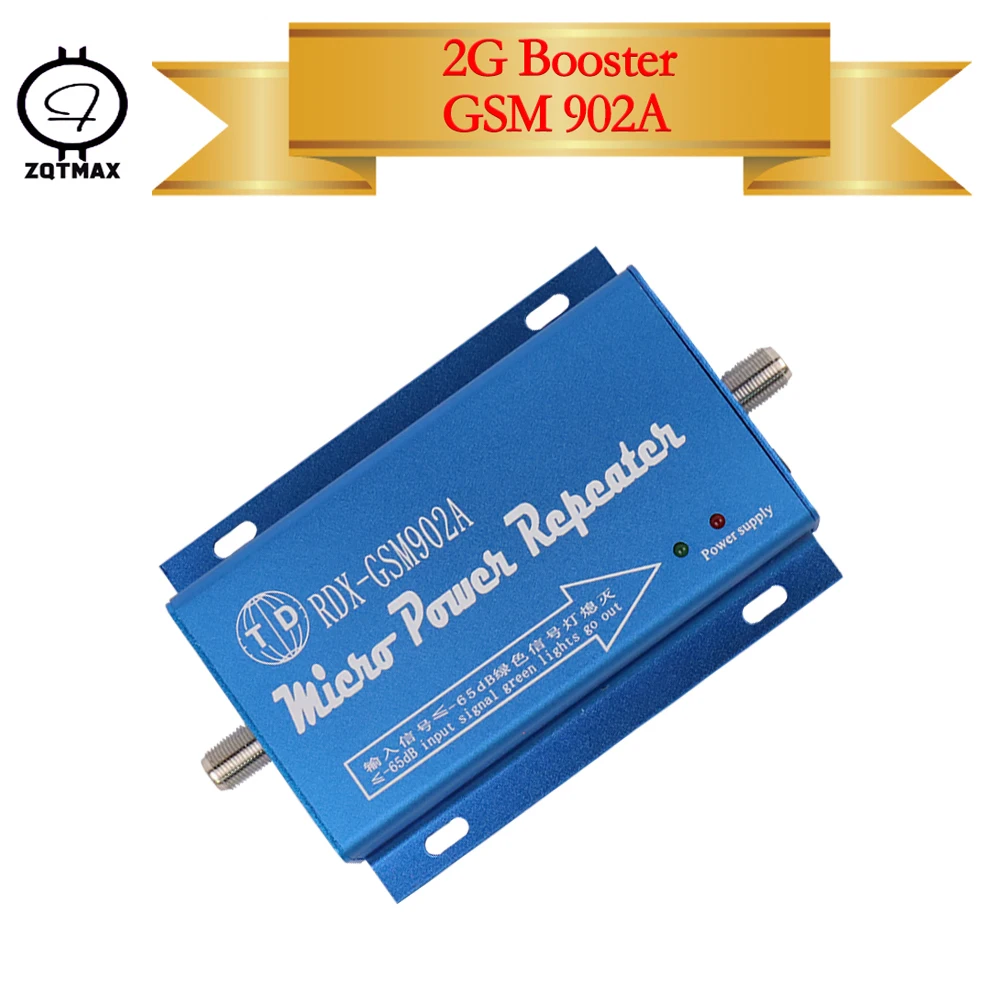 ZQTMAX GSM Ретранслятор Мобильный телефон усилитель сигнала gsm 900 МГц 2g Сотовый усилитель