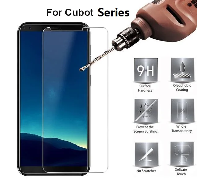 

Tempered Smart Phone Glass For Cubot P20 Explosion Proof Screen Protector Cubot H3 Note plus Rainbow H2 Protective Film Glass