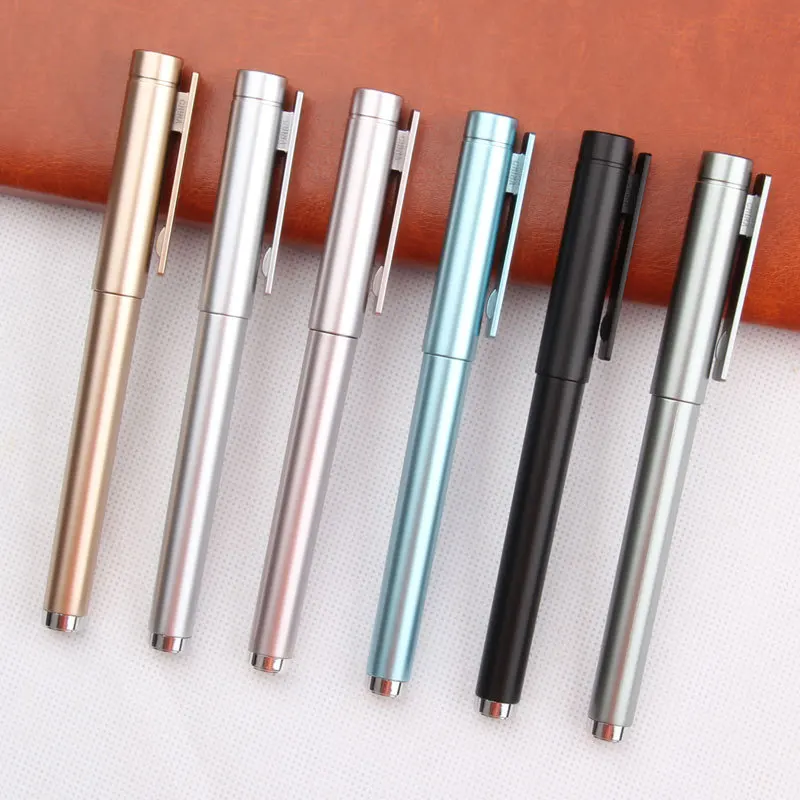 

6pcs/lot Plastic Ballpoint Pen Oiled Pen Advertising Gift Pen Signature Pen Custom School Office Stationery Wholesale Gift Pen