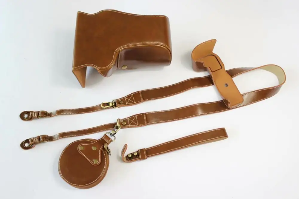 Чехол из искусственной кожи для камеры Canon EOSR R EOSRP RP 24-105-45 мм открывающаяся Нижняя