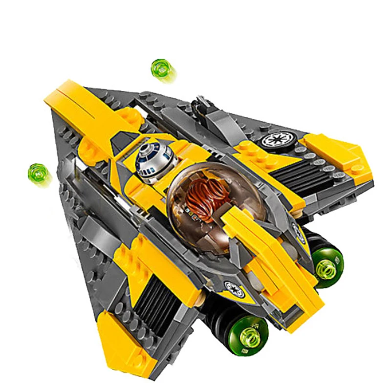 

Star Wars Anakin's Jedi Stars fighters Movie The Clone World Figure R2D2 Robot Building Blocks Toys Starwars Sets legoinglys