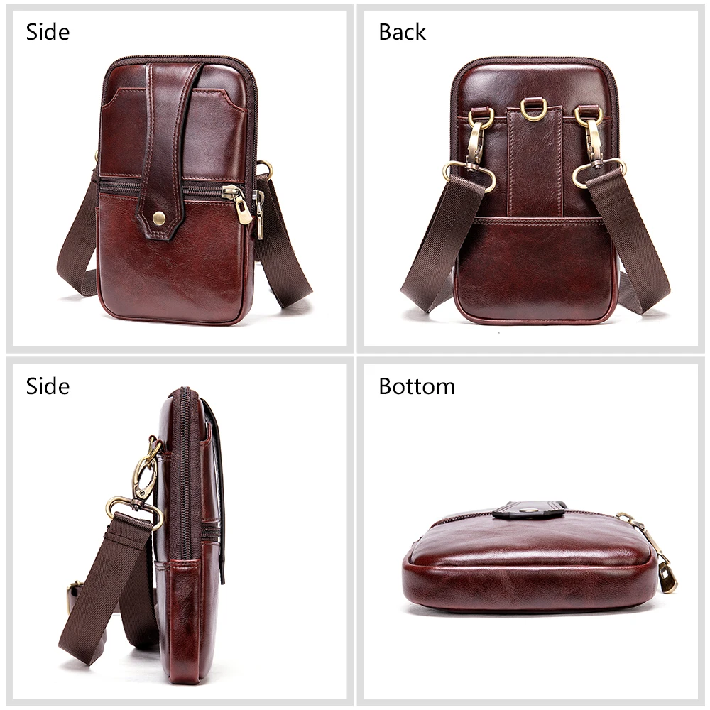 Сумка мессенджер WESTAL мужская из натуральной кожи маленький саквояж кросс боди на