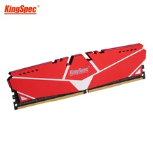 KingSpec DDR4 8GB 16GB Memoria Ram DDR4 2666 3200 Mémoire Bureau Radiateur Mémoire Ram Ddr4 3200mhz Dimm avec Dissipateur De Chaleur XMP pour PC