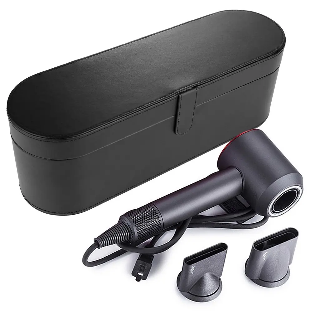 

Portable Storage Case Organizer Sensico Magnetic PU Leather Flip Hard Box Travel Case for Dyson Supersonic Hair Dryer