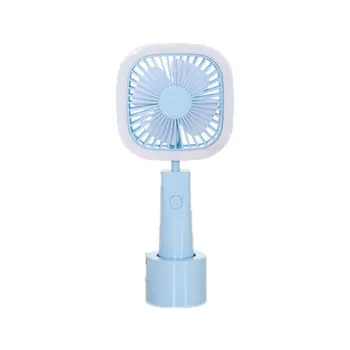 

Square LED Light Hand-held Desk Fan Cooler Handheld Air Conditioner Cooling Fan Summer Air Conditioner Cooler