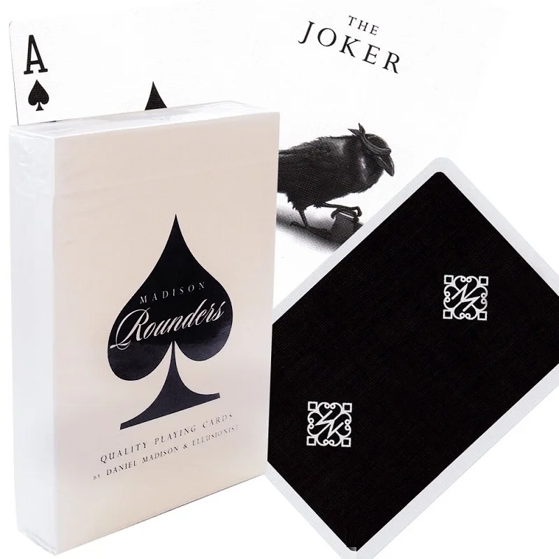 Элюсионист Black Madison Rounders игральные карты велосипедная колода USPCC коллекционные