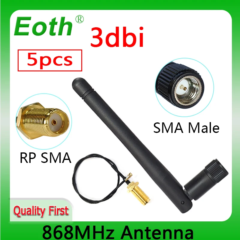 EOTH 10 шт. 868 МГц антенна 3dbi sma