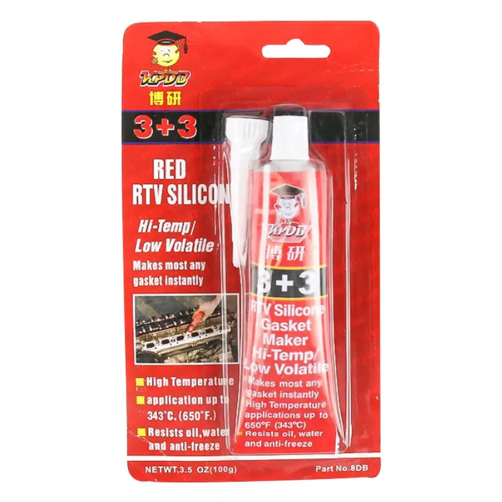 Sealant 3 + 3 High Temperature Silicone Rubber Automotive Nonadhesive