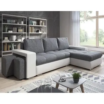 Conversible Futon Sofa Bed for Living Room Contemporary Easy Assembly 1
