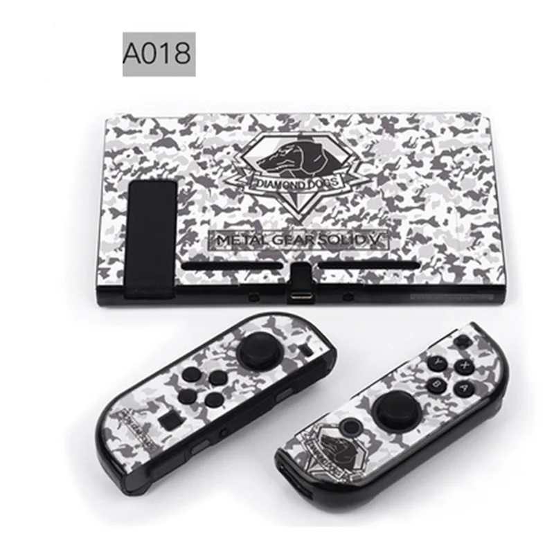 A018 Цветной чехол для джойстика NS Zend Switch, Жесткий Чехол, аксессуары для игр, защитный чехол(подходит для док-станции - Цвет: A018