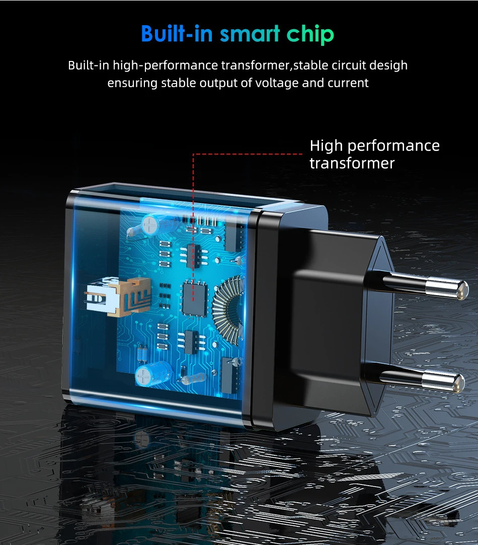 USLION быстрое зарядное устройство 3,0 USB зарядное устройство для samsung A50 A30 iPhone 11 Pro Max huawei QC 3,0 адаптер для быстрой зарядки мобильных телефонов