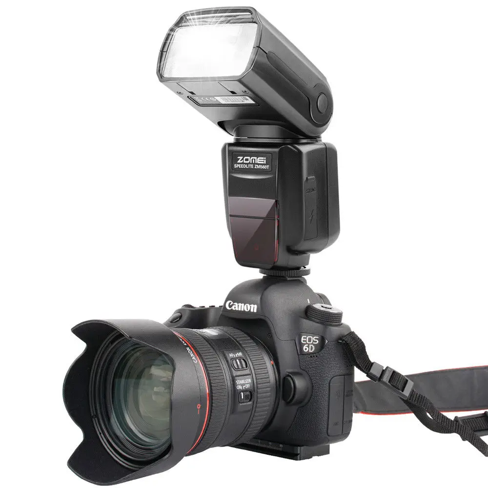 Zomei ZM560T Беспроводная Автоматическая ttl вспышка Профессиональная высокоскоростная камера вспышка с высокой скоростью синхронизации для цифровой зеркальной камеры Canon