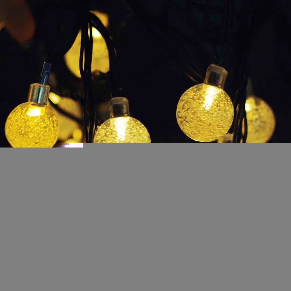 30Led Light String Outdoor Anti-Watercolor String Christmas Day Decoration Landscape Light Solar Light String