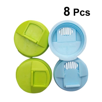 

8Pcs Soda Beverage Can Lid Cover Soda Pop Tops Can Lid Covers Protector Easy Clip on Caps Lid Seal Opening