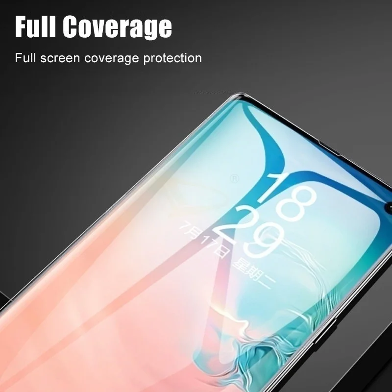 Защита экрана изогнутое закаленное стекло для samsung Note 10 Plus 9 8 протектор экрана Ecran для S10 S9 S8 Plus Verre Tremp Coque