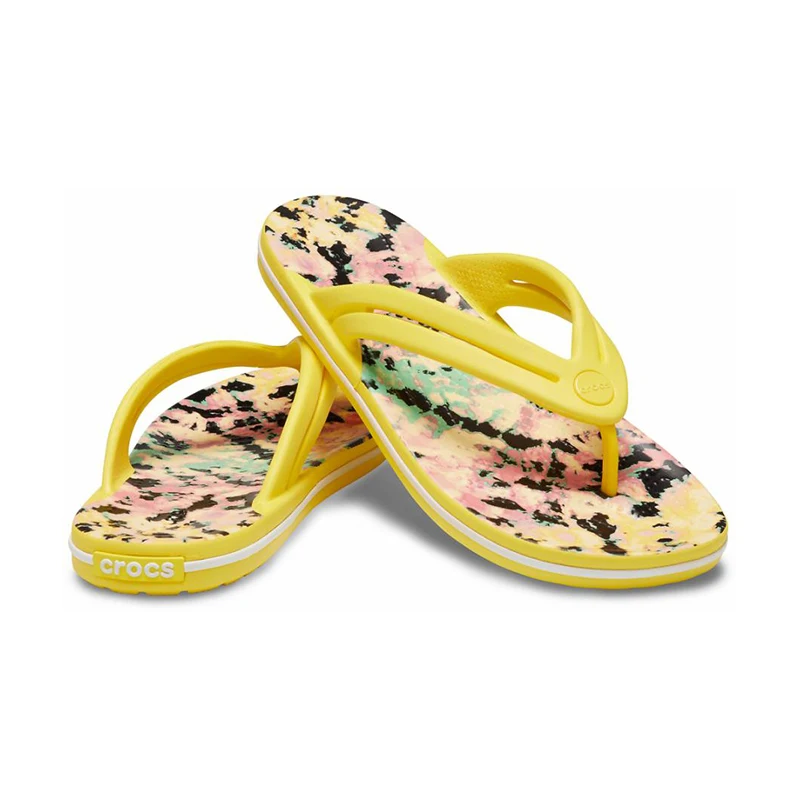 crocband tie dye flip