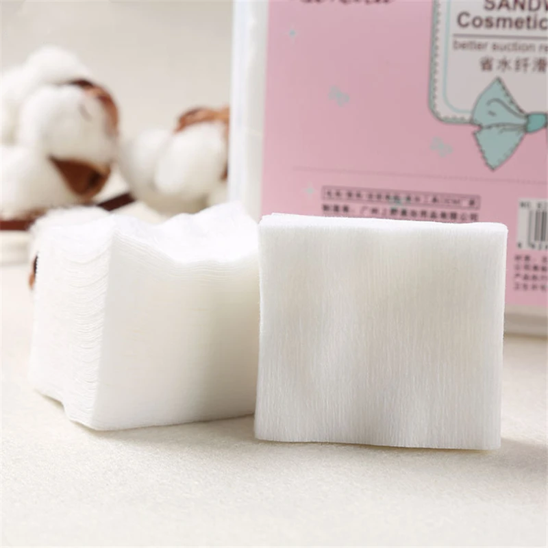 1000Pcs Box-packed Cotton Pads Makeup Cotton Wipes Soft Makeup Remover Pads Facial Cleansing Paper Wipe Skin Care Remover