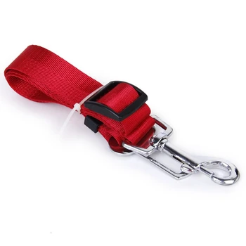 

Safety Belt Restraint Leash Adjustable for Dog Accessory Car(Red)