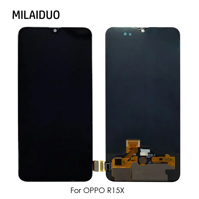 For Oppo R15x PBCM10 PBCT10 LCD Display Touch Screen Digitizer Assembly Replacement without Frame AAA Quality 6.4 inch