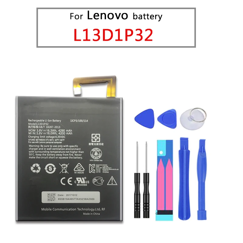 В наличии 100% новый протестированный аккумулятор 4290mAh L13D1P32 для LENOVO TAB IDEAPAD 8 &quotS8-50F