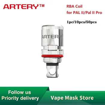 

1pc 50pcs Original Artery RBA Coil for Artery pal 2 Kit & pal 2 pro Kit 1pc/pack electronic Cigarette pal 2 RBA Coil vs HP Coil