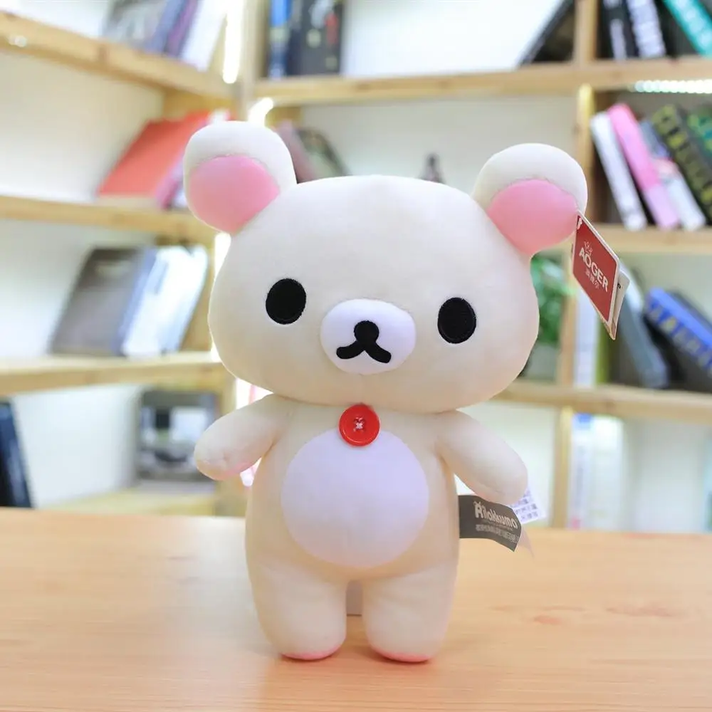 1 шт. 10/28 см высококачественный плюшевый мишка rilakkuma японские ТВ персонажи мягкие
