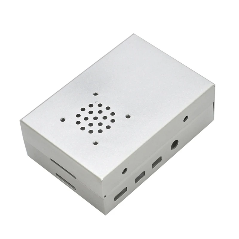 Алюминиевый чехол с охлаждающим вентилятором для Raspberry Pi 4, металлический корпус для RPI Raspberry Pi 4, Модель B