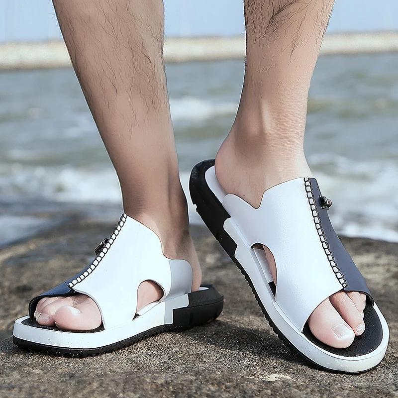 Men's Original Leather Comfortable Slip 