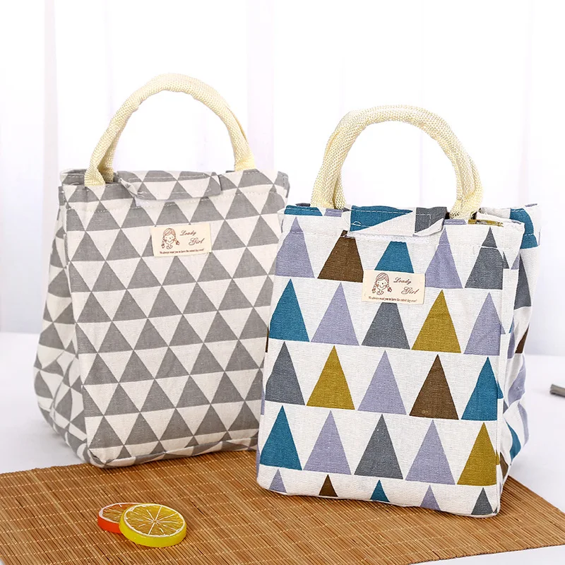 

New Lunch Box Bag Thermal Insulated Box Tote Cooler Bag Bento Pouch Lunch Storage Case Picnic Tote School Food storage