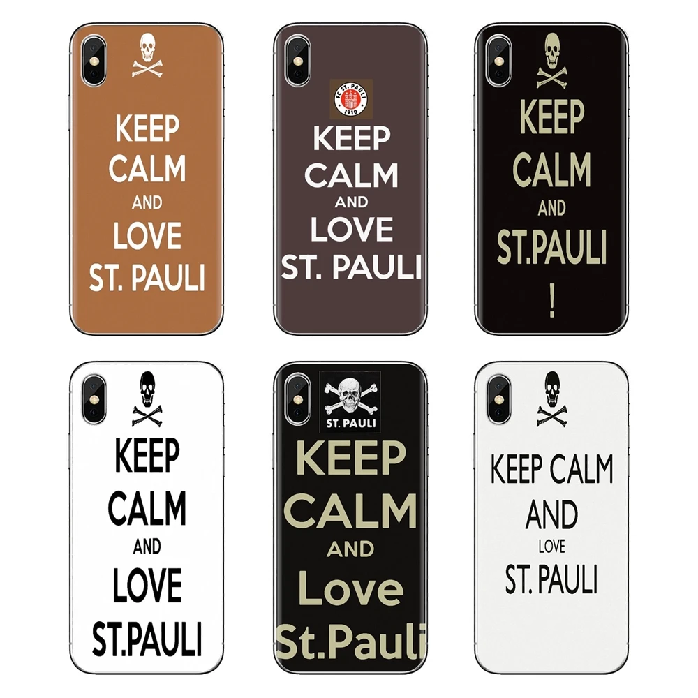 

Soft Housing Case Keep Calm Love Germany St. Pauli For LG Spirit Motorola Moto X4 E4 E5 G5 G5S G6 Z Z2 Z3 G2 G3 C Play Plus Mini