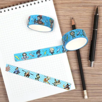 

Anime My Hero Academia Kiki's Delivery Service Avatar Washi Adhesive Tape DIY Scrapbooking Sticker Label Masking Tape Stationery